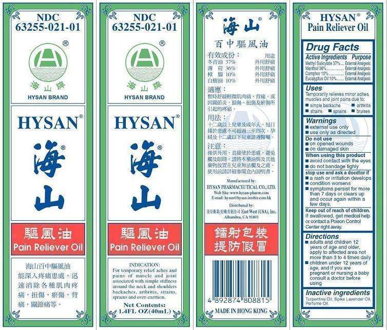 HYSAN PAIN RELIEVER